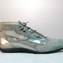 Sport Shoe Grey Suede & Silver by Eddy Minto